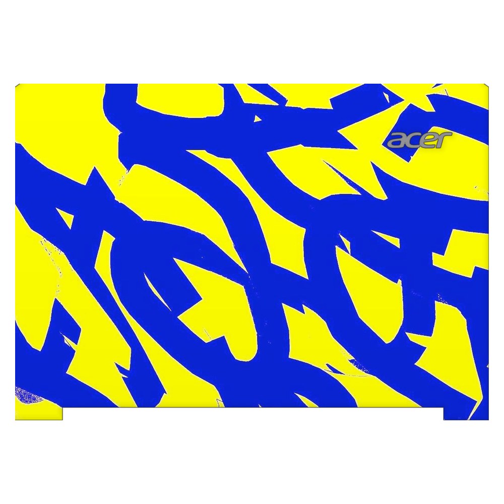 ACER TravelMate B3 TMB311-31 laptop skin - Yellow Abstract Flow