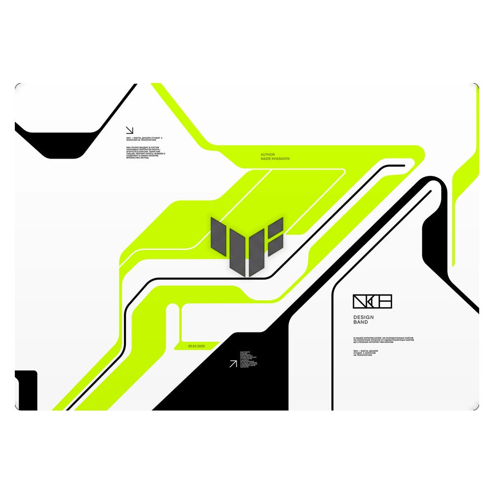 ASUS TUF Gaming A16 FA608UH laptop skin - Acid Green
