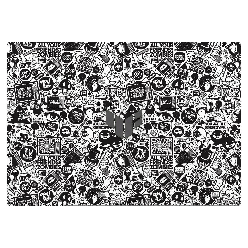 ASUS TUF Gaming A16 FA608UH laptop skin - All Your Friends Are Zombies