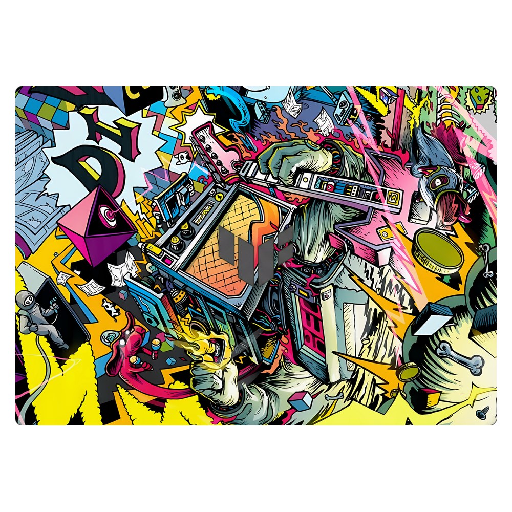 ASUS TUF Gaming A16 FA608UH laptop skin - Dizzy Doodles