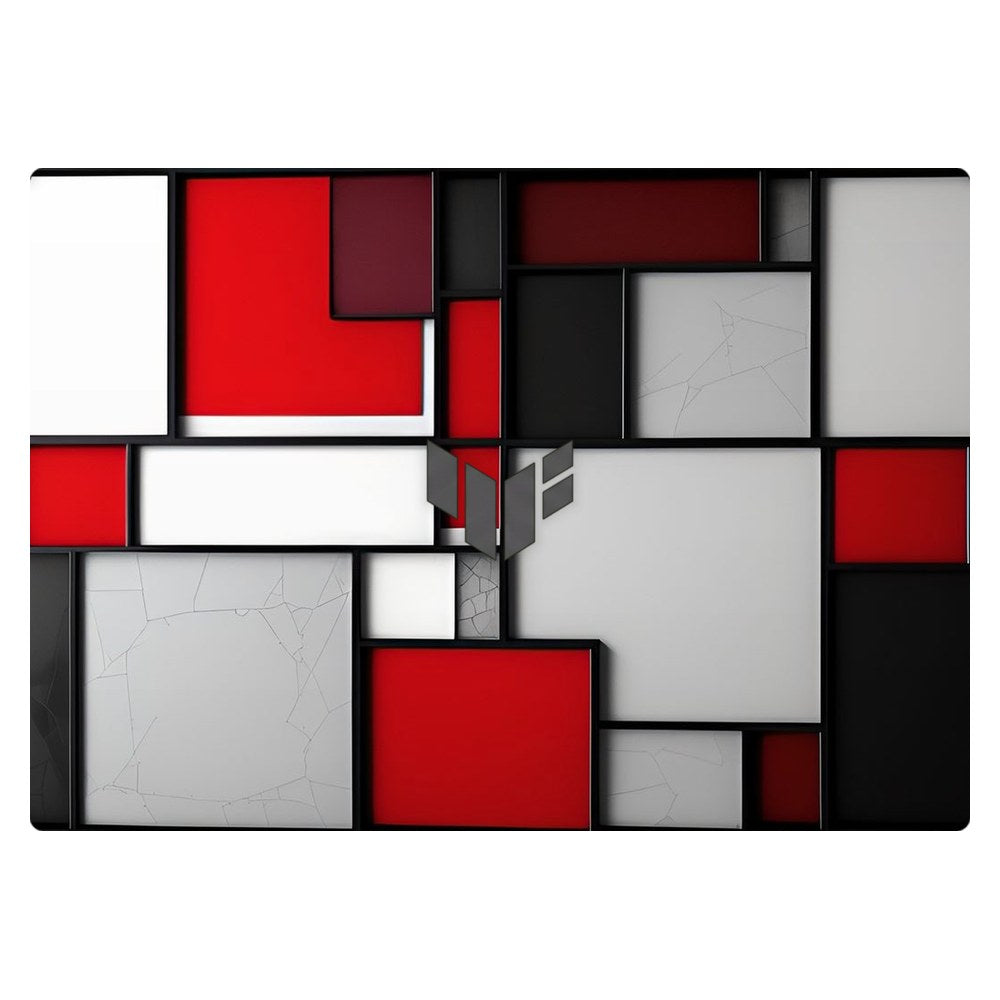 ASUS TUF Gaming A16 FA608UH laptop skin - Mondrian Inspired Block Art