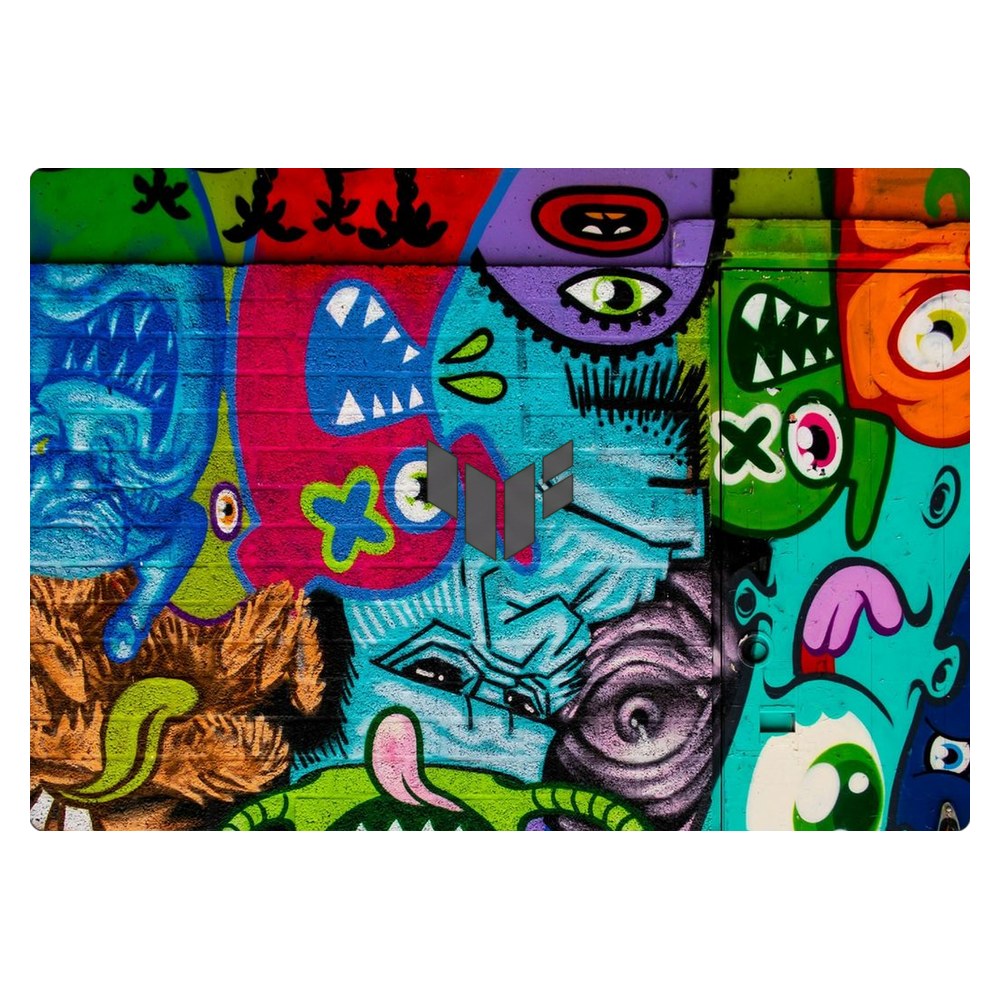 ASUS TUF Gaming A16 FA608UH laptop skin - Neon Doodles