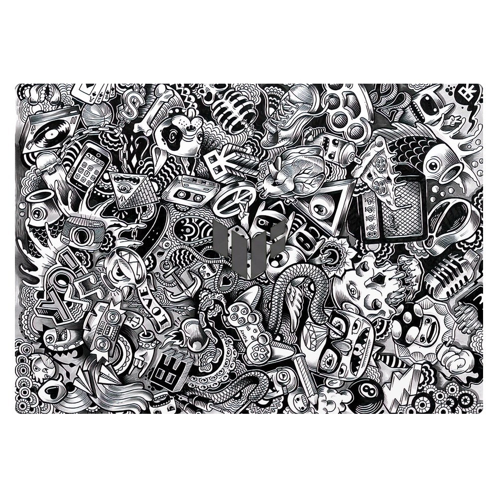 ASUS TUF Gaming A16 FA608UH laptop skin - Pony Doodle