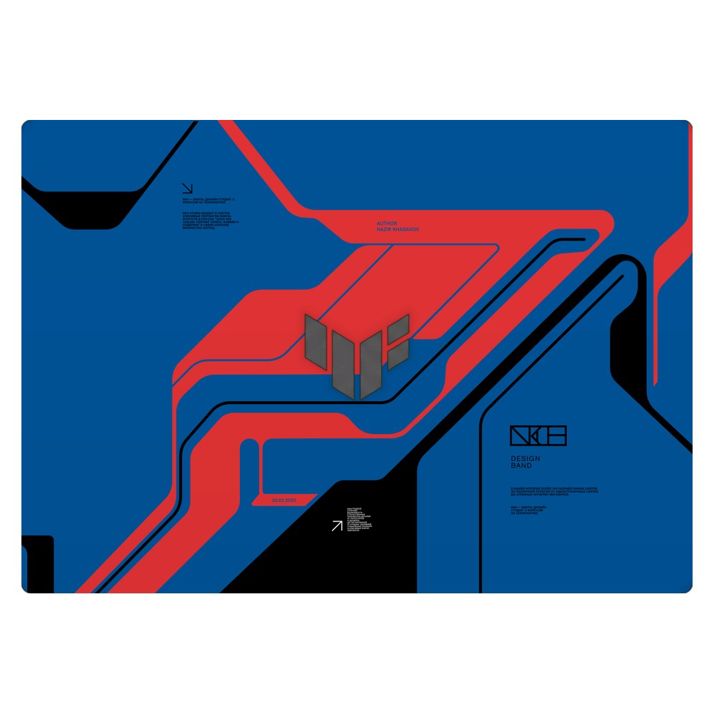 ASUS TUF Gaming A16 FA608UH laptop skin - Prime Blue