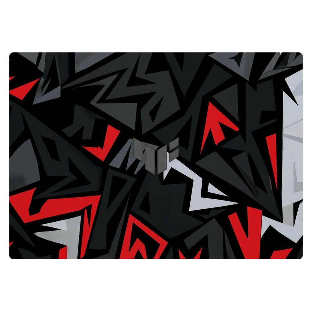 ASUS TUF Gaming A16 FA608UH laptop skin - Red Graffiti