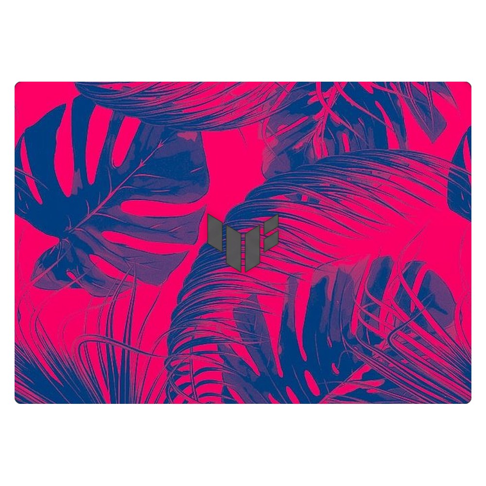 ASUS TUF Gaming A16 FA608UH laptop skin - Vibrant Neon Pink Foliage