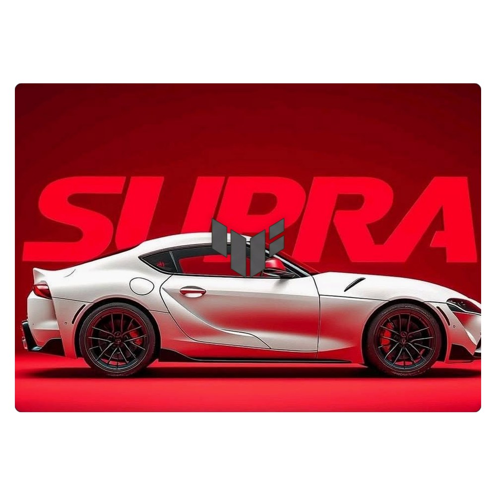 ASUS TUF Gaming A16 FA608UH laptop skin - White Supra Studio Shot