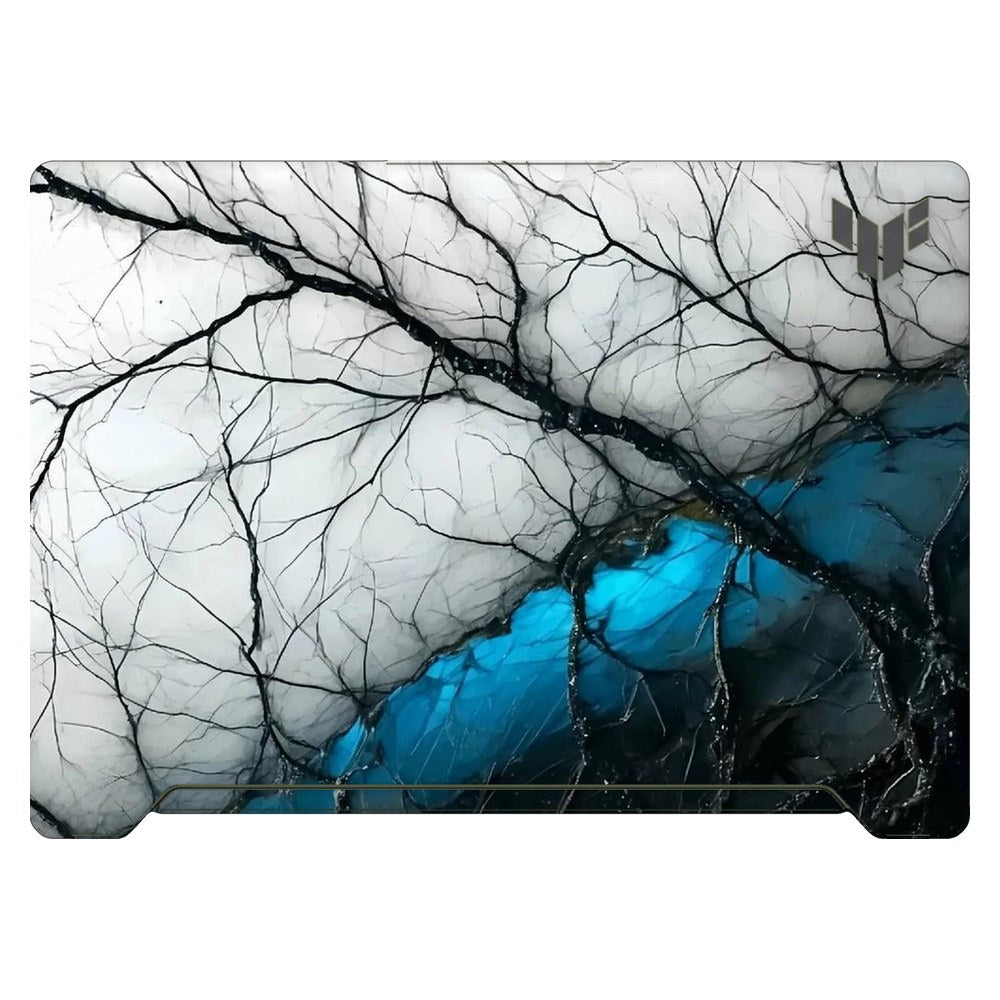ASUS TUF Dash F15 FX517Z 2022 laptop skin - Blue Ice Fractal