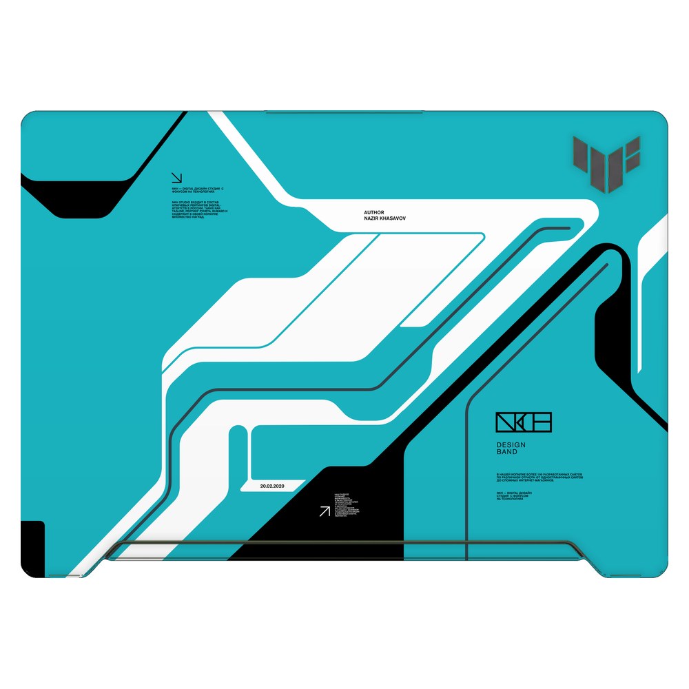 ASUS TUF Dash F15 FX517Z 2022 laptop skin - Cyber Blue