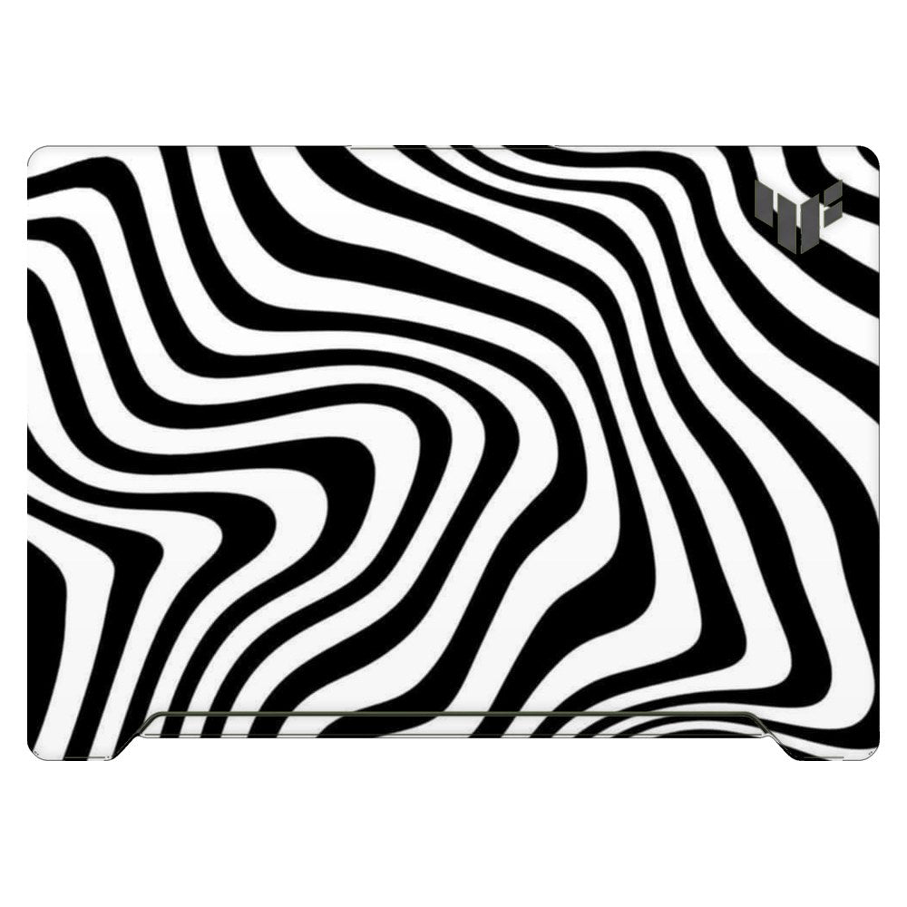 ASUS TUF Dash F15 FX517Z 2022 laptop skin - Distorted Grid Abstract