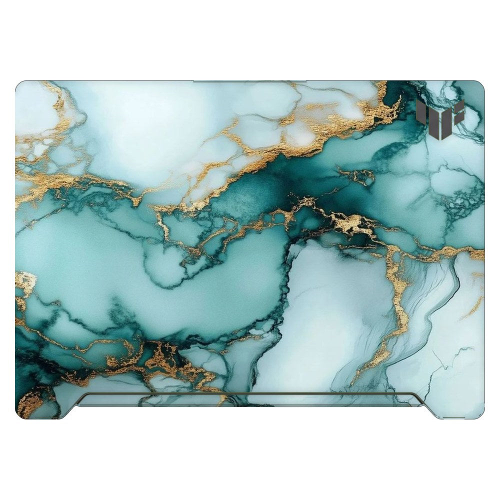 ASUS TUF Dash F15 FX517Z 2022 laptop skin - Emerald Fluid Art