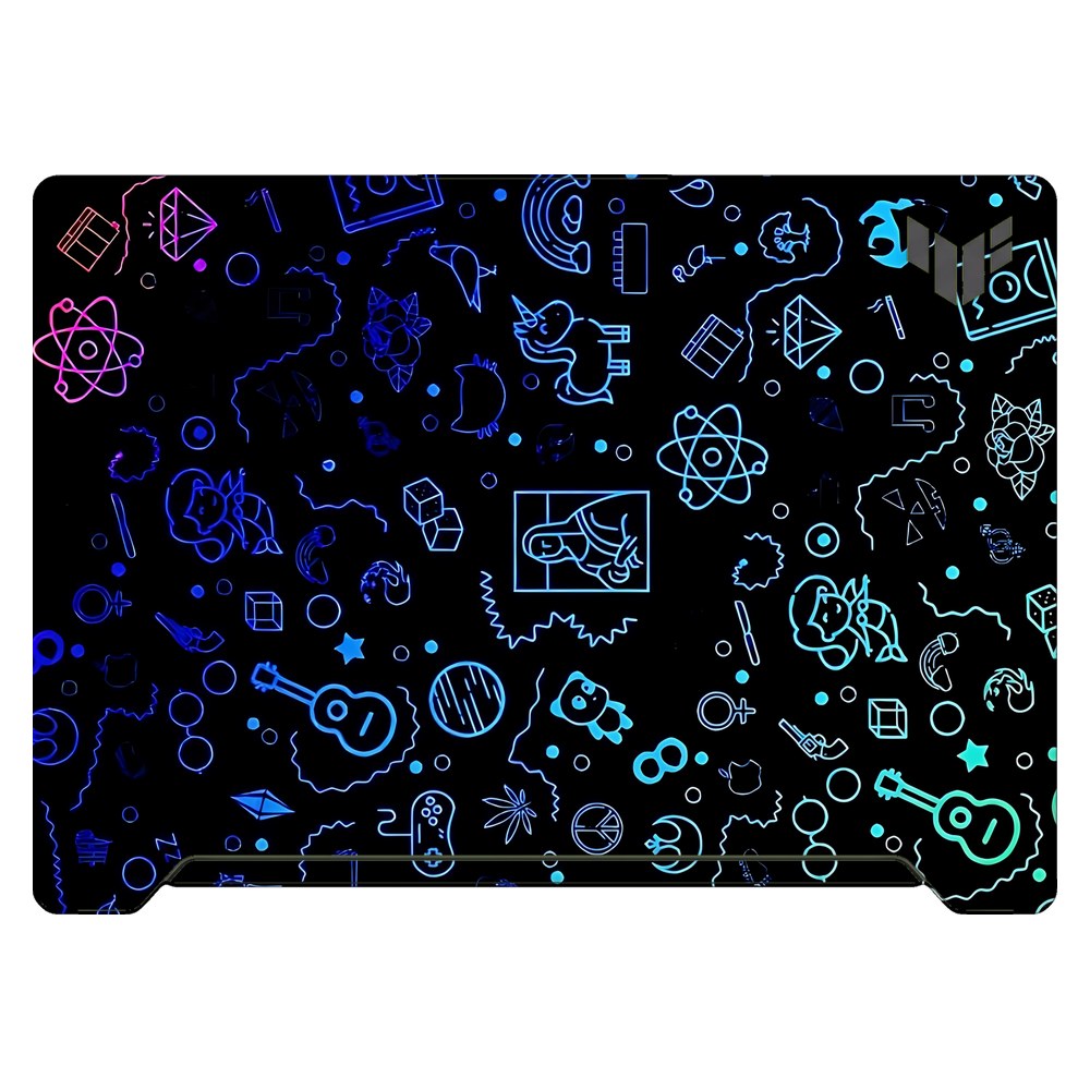ASUS TUF Dash F15 FX517Z 2022 laptop skin - Iconic Gradient