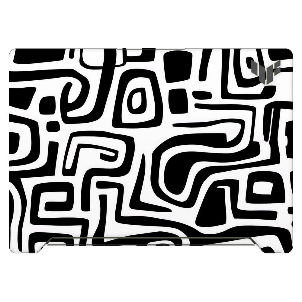 ASUS TUF Dash F15 FX517Z 2022 laptop skin - Maze Patterns