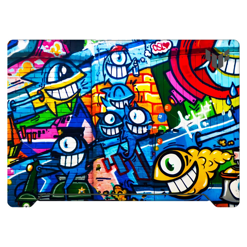 ASUS TUF Dash F15 FX517Z 2022 laptop skin - Wall Graffiti