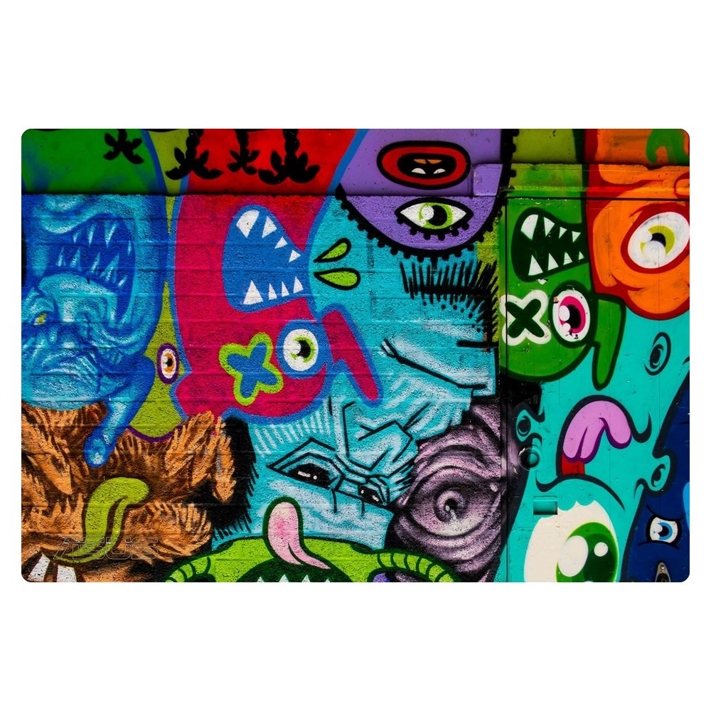 ASUS ZenBook 14 UX3402 laptop skin - Neon Doodles