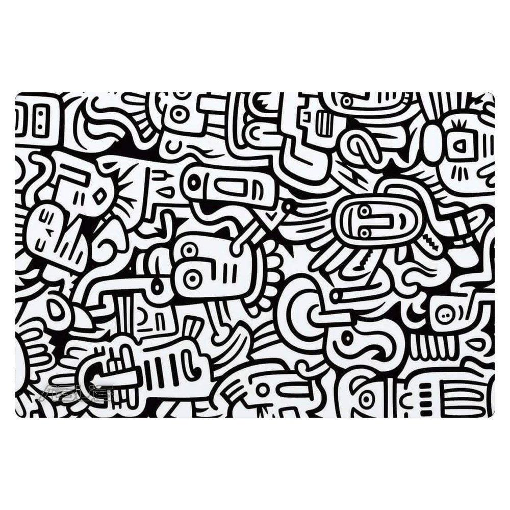 ASUS ZenBook 14 UX3402 laptop skin - Whimsical Black and White