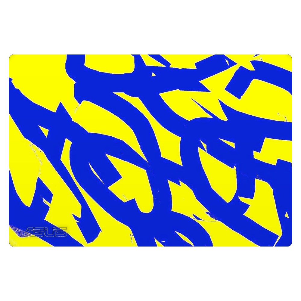 ASUS ZenBook 14 UX3402 laptop skin - Yellow Abstract Flow