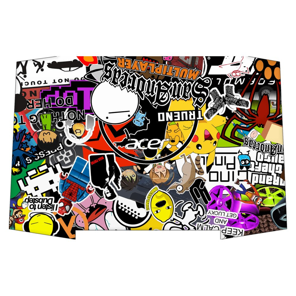 ACER Aspire VX 15 laptop skin - 90s Doodle