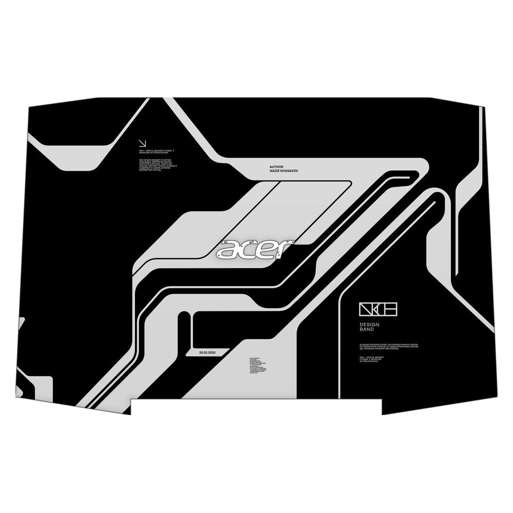 ACER Aspire VX 15 laptop skin - Dead Black