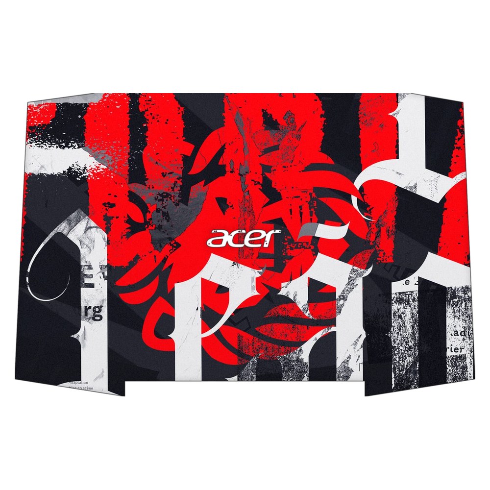 ACER Aspire VX 15 laptop skin - Distressed Red Art