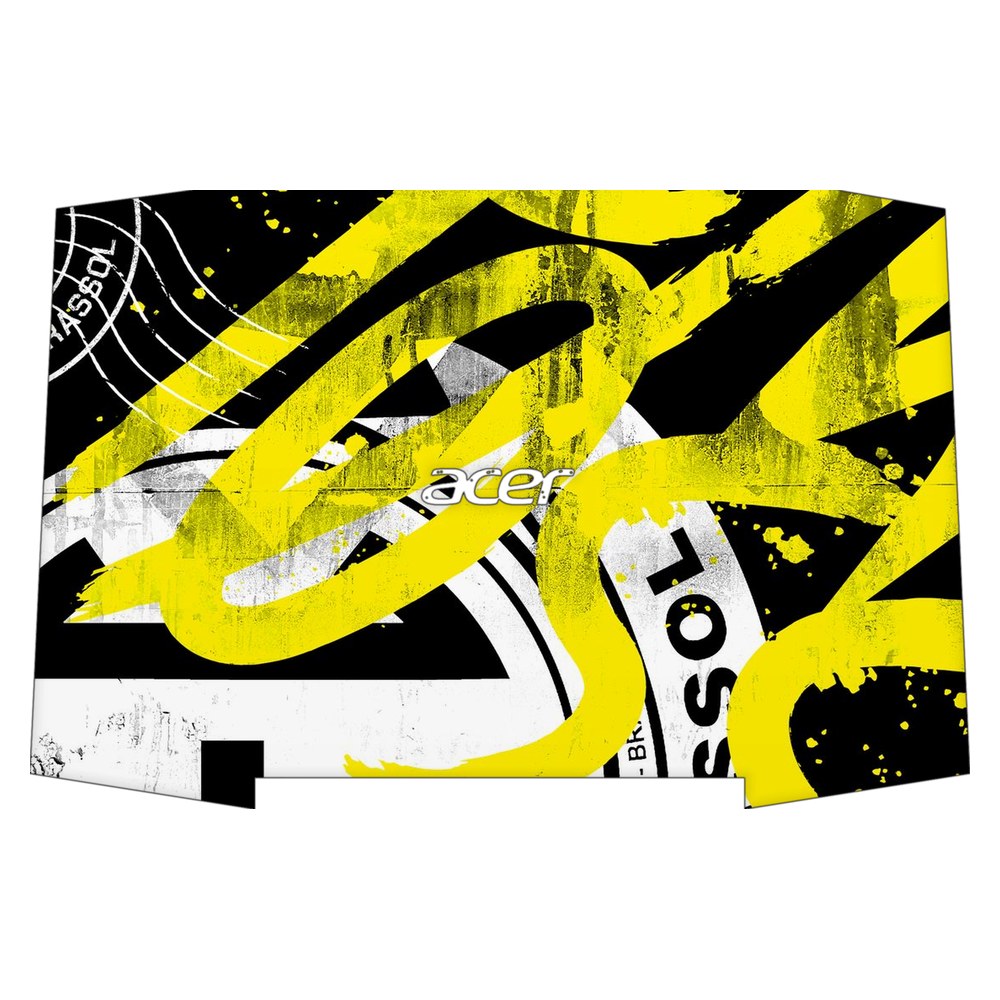 ACER Aspire VX 15 laptop skin - Distressed Yellow Textures