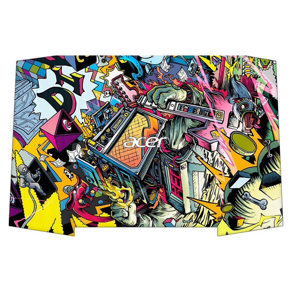 ACER Aspire VX5 laptop skin - Dizzy Doodles
