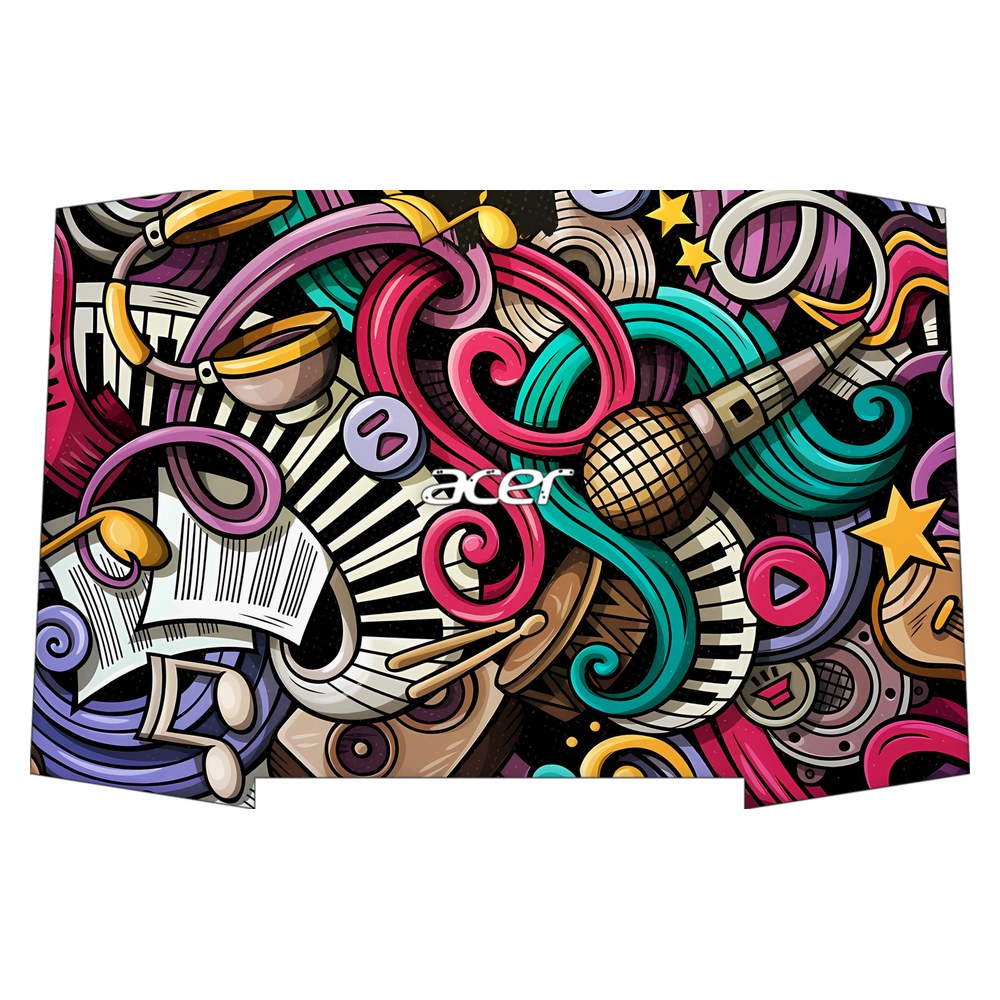 ACER Aspire VX5-591G laptop skin - Music Doodle