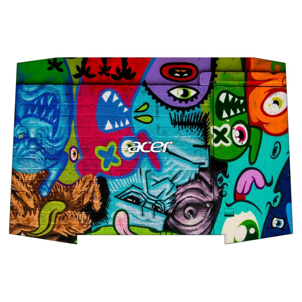 ACER Aspire VX 15 laptop skin - Neon Doodles