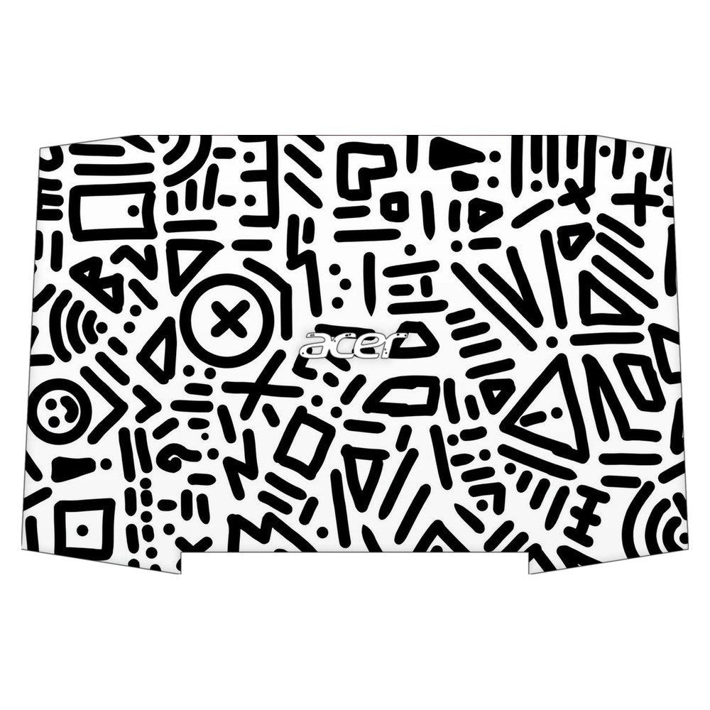 ACER Aspire VX 15 laptop skin - Playful Doodle Elements
