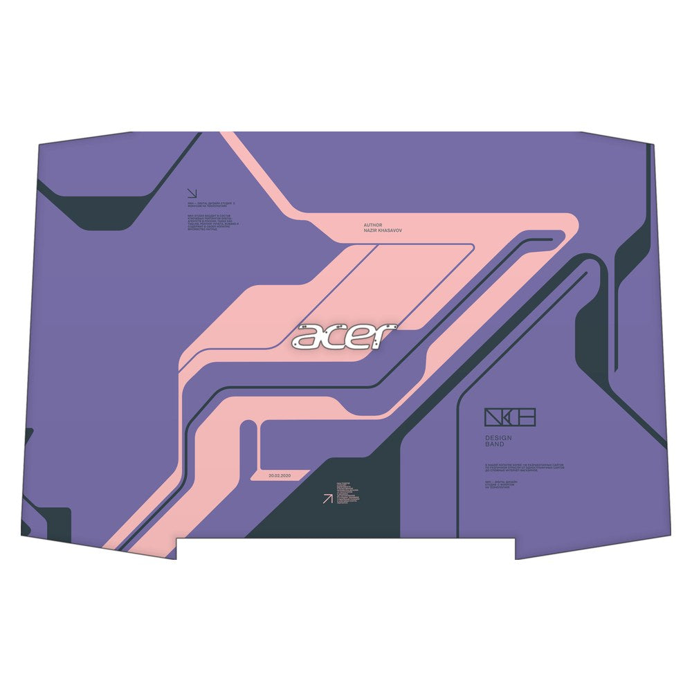 ACER Aspire VX5 laptop skin - Purple Cyberpunk