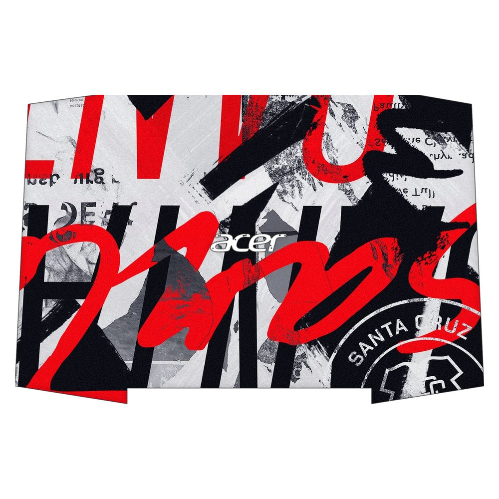 ACER Aspire VX 15 laptop skin - Urban Red and Black