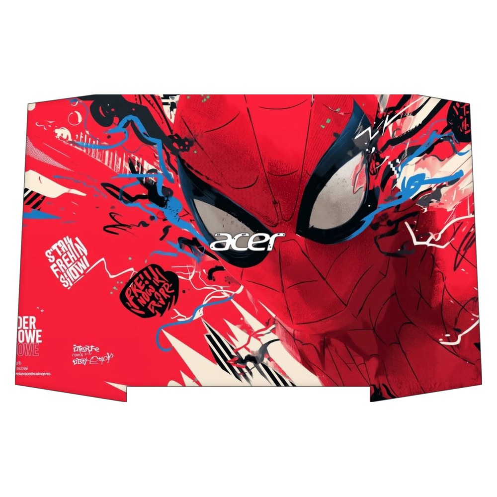 ACER Aspire VX5 laptop skin - Web Slinger Graffiti