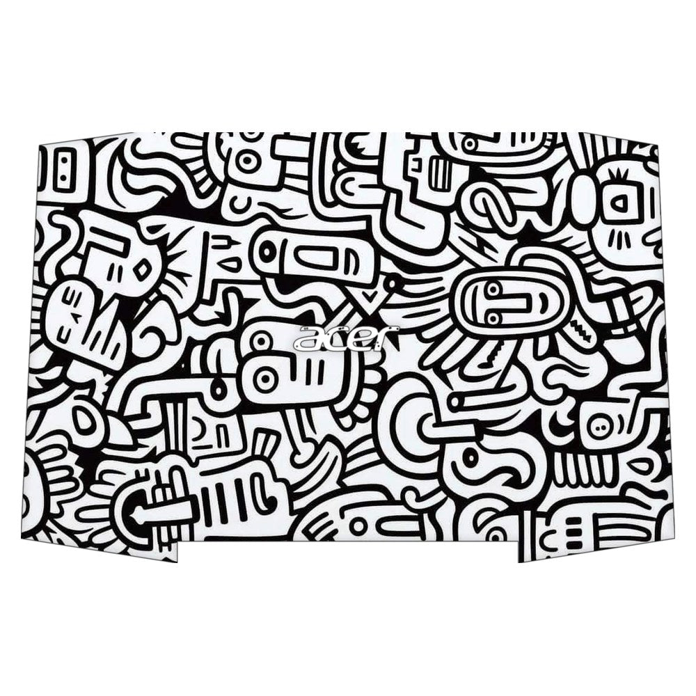ACER Aspire VX 15 laptop skin - Whimsical Black and White