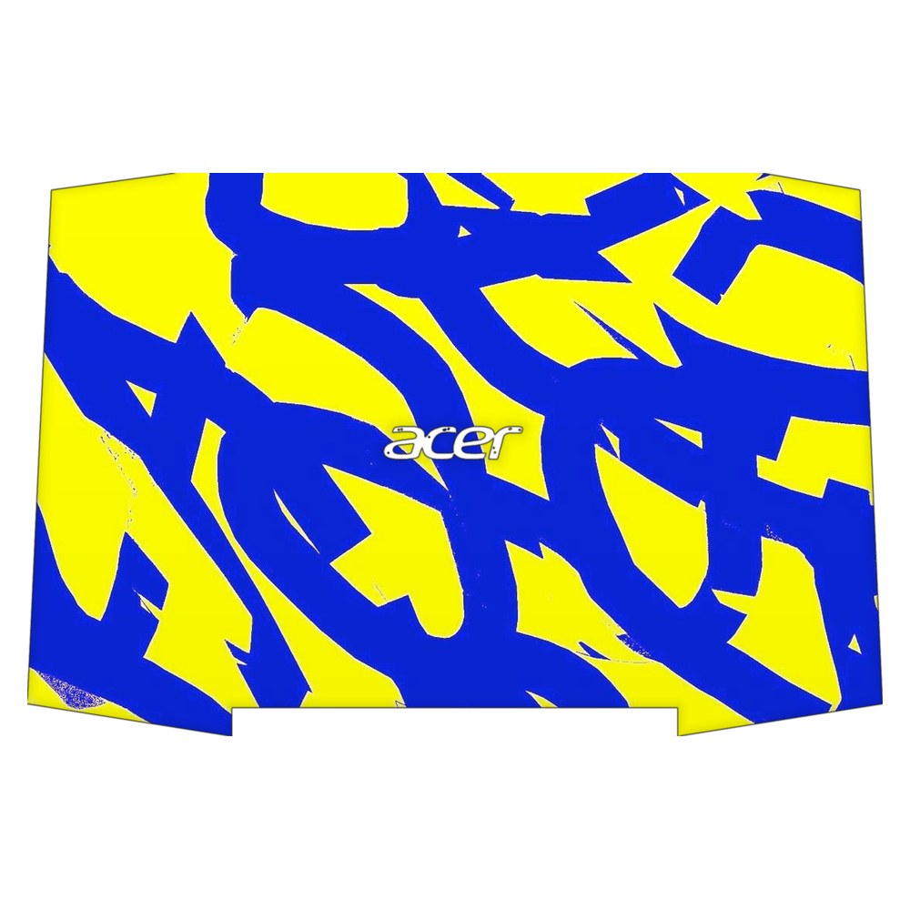 ACER Aspire VX5-591G laptop skin - Yellow Abstract Flow