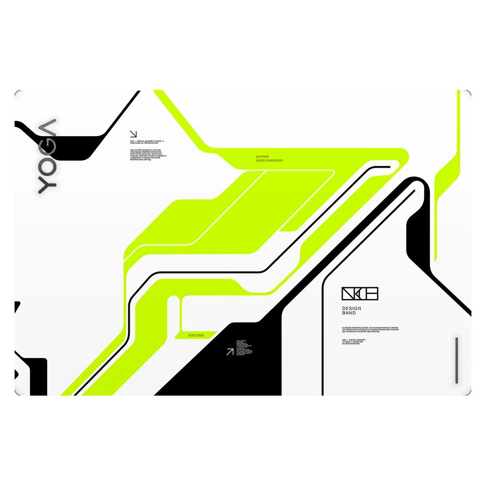 Lenovo Yoga Book 9 13IRU8 laptop skin - Acid Green