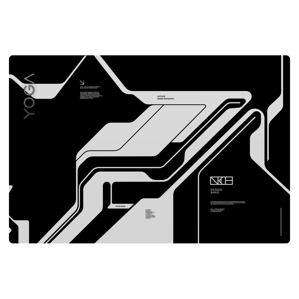 Lenovo Yoga Book 9 13IRU8 laptop skin - Dead Black