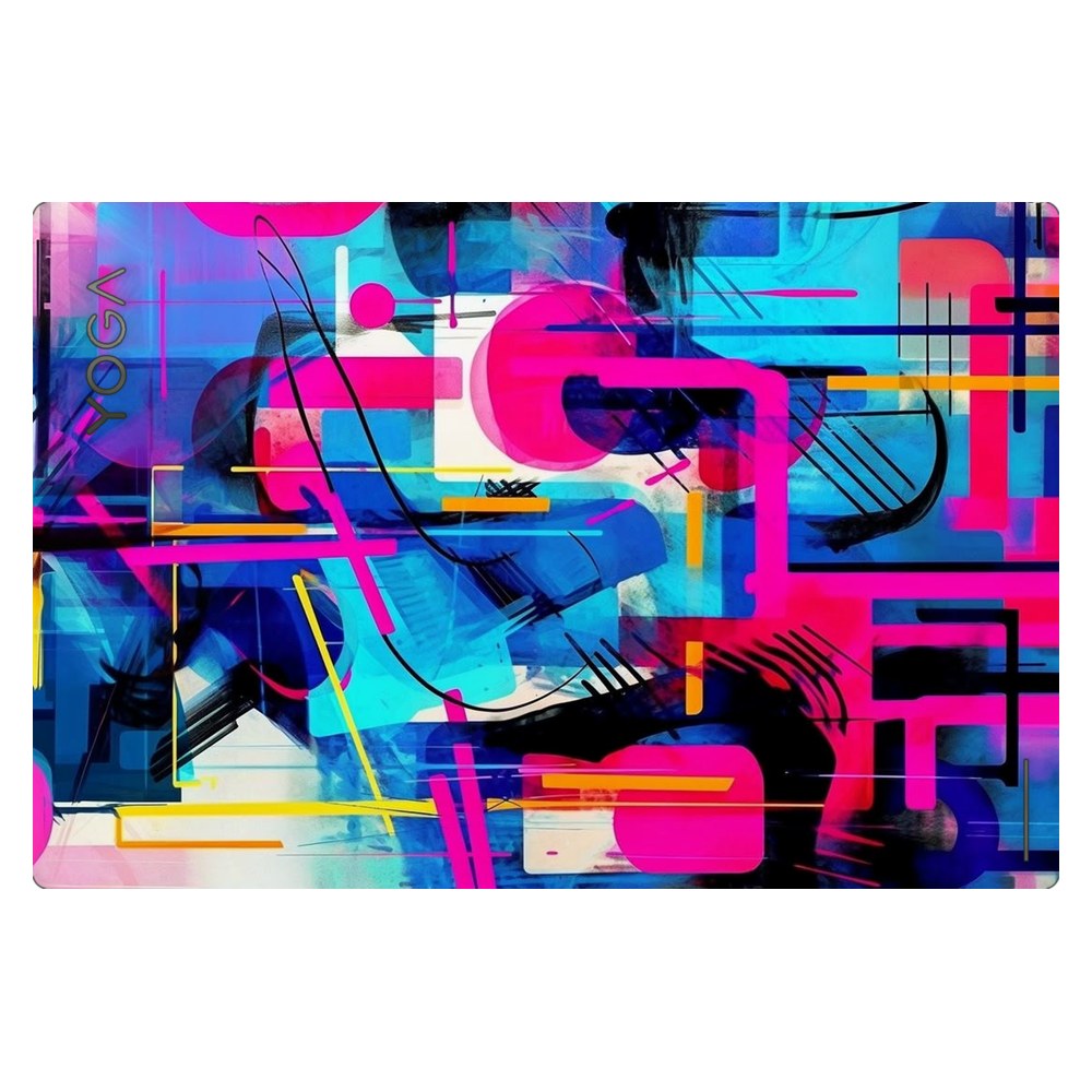 Lenovo Yoga Book 9 13IRU8 laptop skin - Modern Geometric Fusion