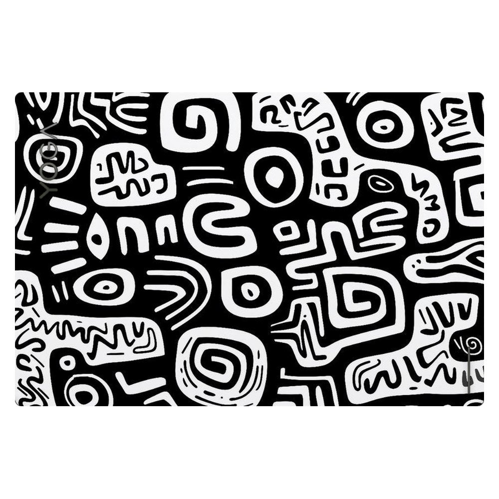 Lenovo Yoga Book 9 13IRU8 laptop skin - Monochrome Primitive Art