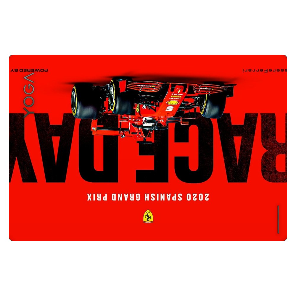 Lenovo Yoga Book 9 13IRU8 laptop skin - RaceDay Ferrari Formula1