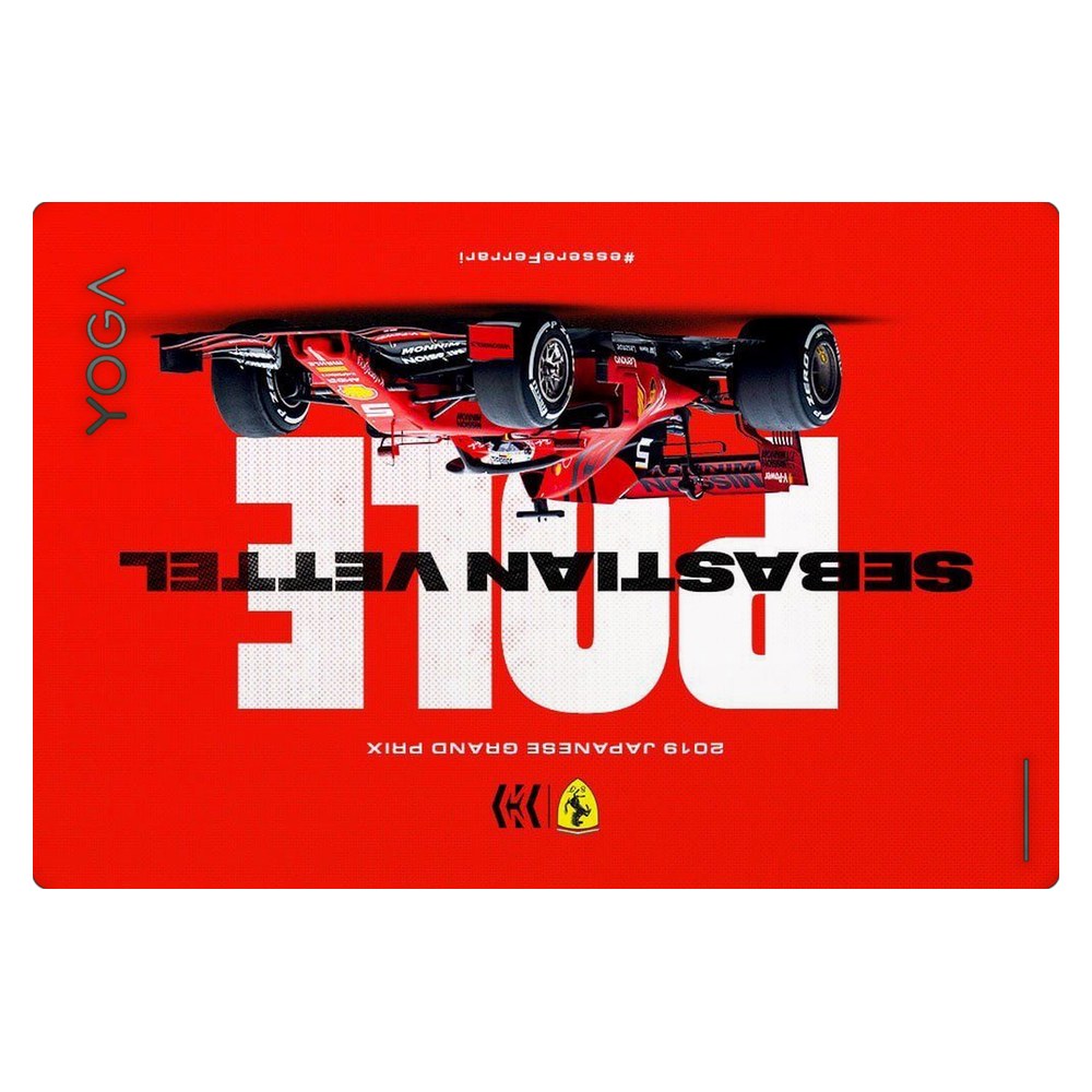 Lenovo Yoga Book 9 13IRU8 laptop skin - Vettel Suzuka Pole 2019