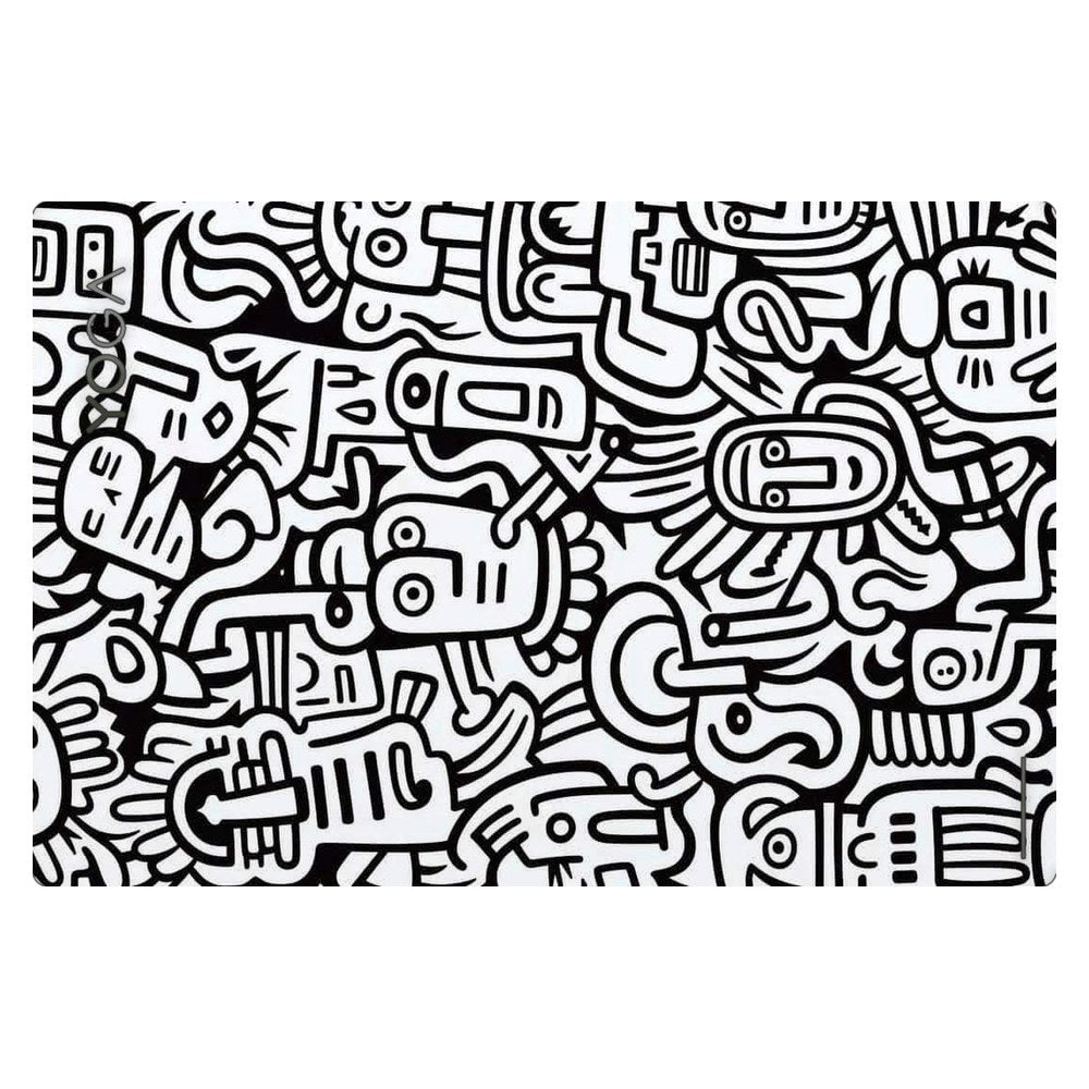 Lenovo Yoga Book 9 13IRU8 laptop skin - Whimsical Black and White