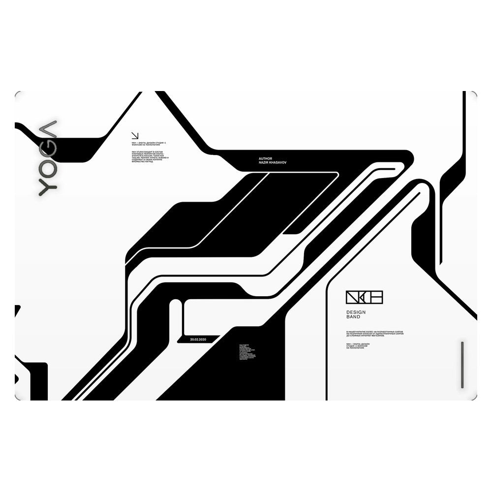 Lenovo Yoga Book 9 13IRU8 laptop skin - White Cyberpunk