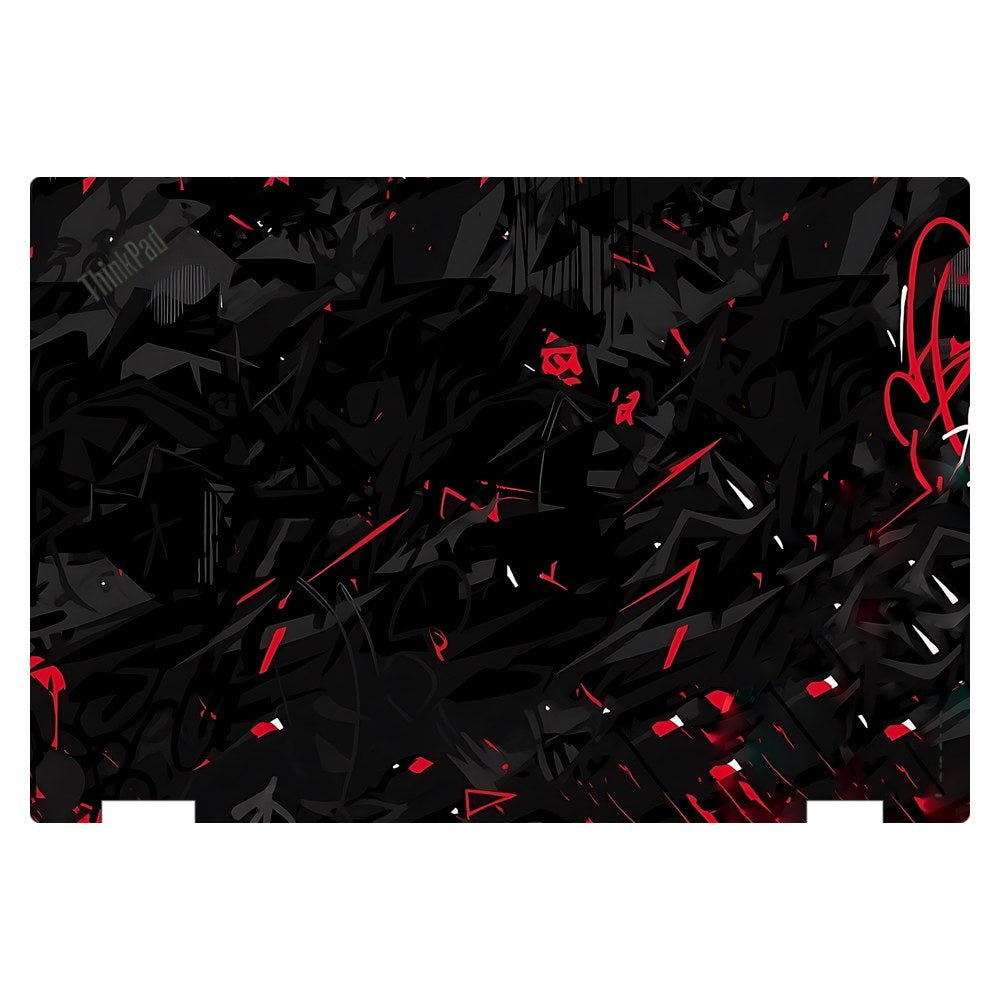 Lenovo ThinkPad Yoga 370 laptop skin - Abstract Crimson