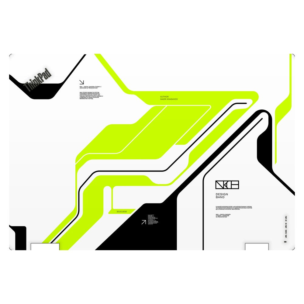 Lenovo ThinkPad Yoga 370 laptop skin - Acid Green