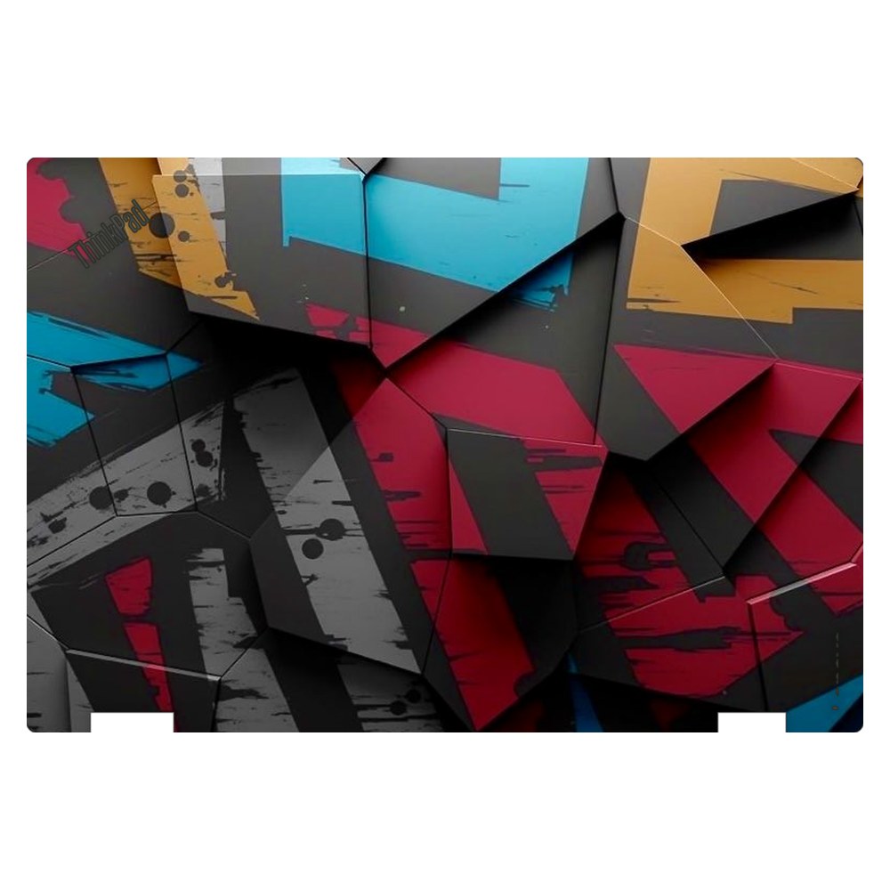 Lenovo ThinkPad Yoga 370 laptop skin - Angled Blocks