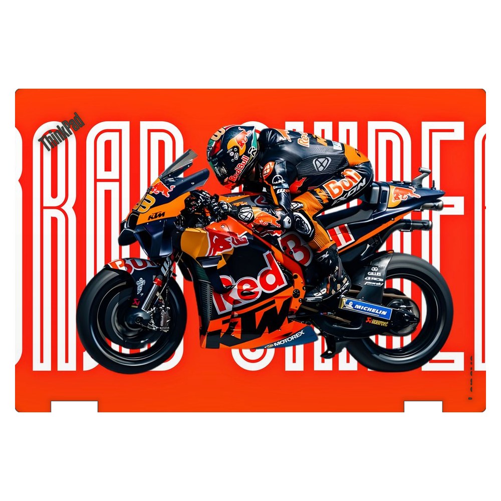 Lenovo ThinkPad Yoga 370 laptop skin - Binder RedBull KTM Action
