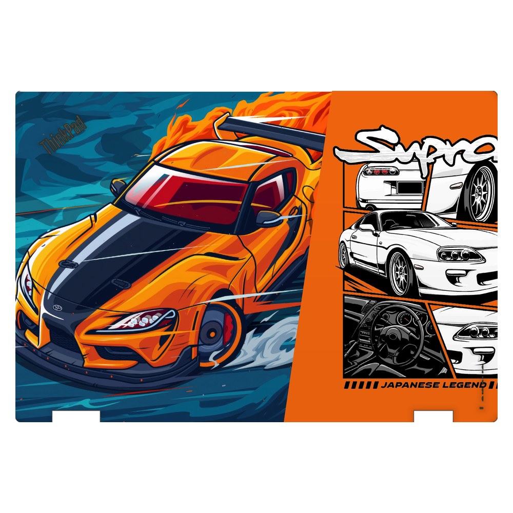 Lenovo ThinkPad Yoga 370 laptop skin - Blazing Legend