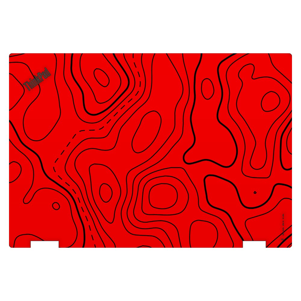 Lenovo ThinkPad Yoga 370 laptop skin - Damascus Red