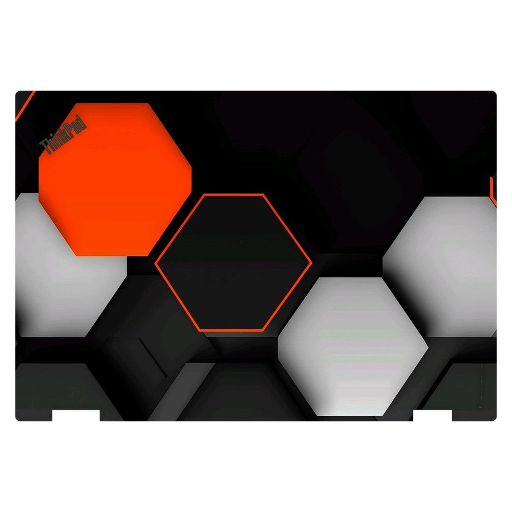Lenovo ThinkPad Yoga 370 laptop skin - Dark Honeycomb