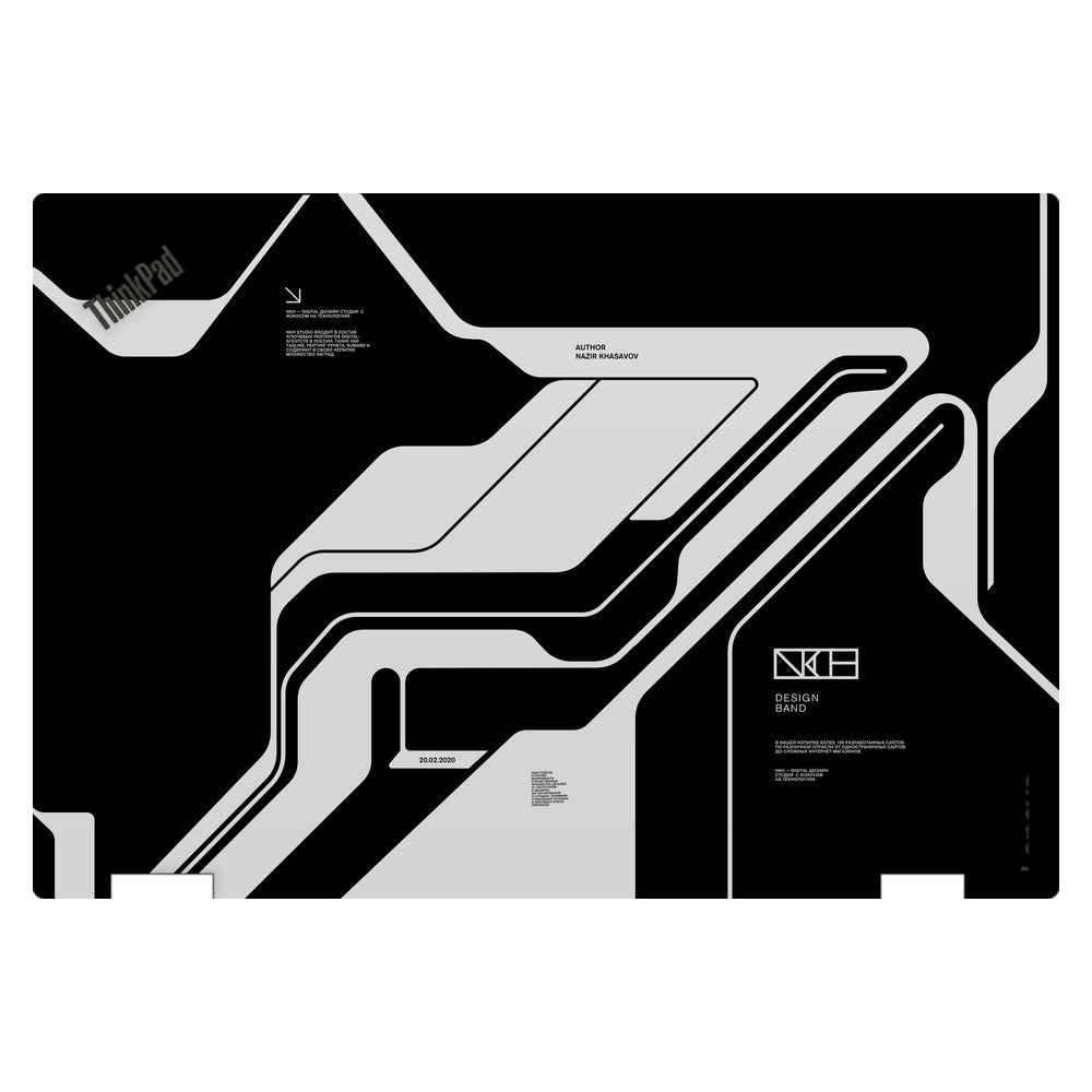 Lenovo ThinkPad Yoga 370 laptop skin - Dead Black